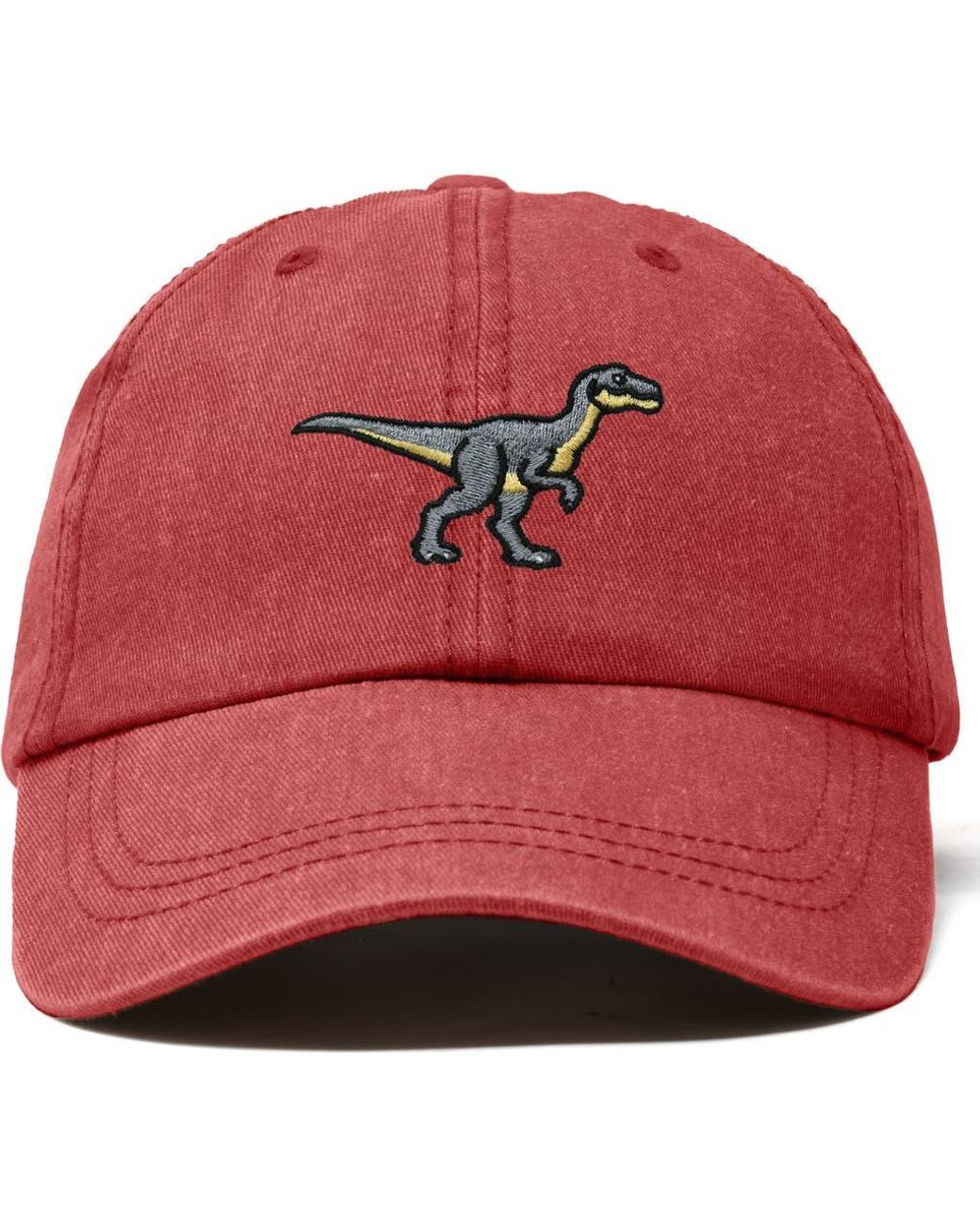 Alix Red Velociraptor Dad Cap for men