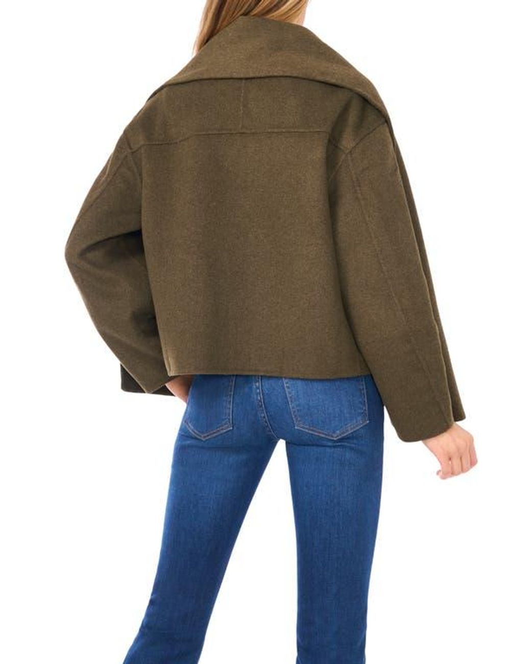 Halogen® Brown Scarf Jacket