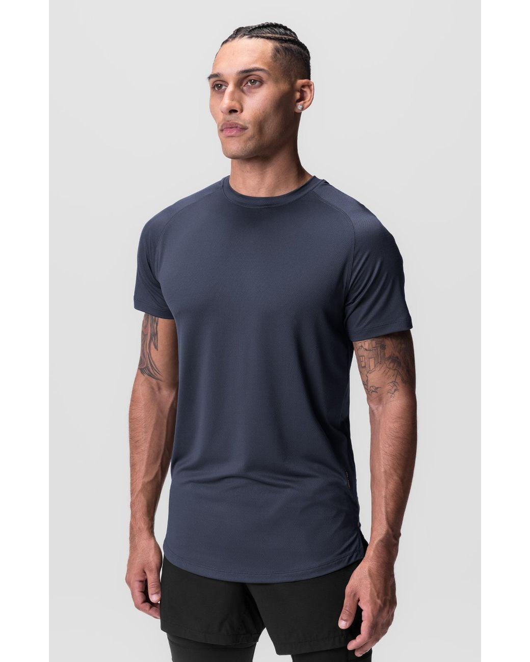 ASRV Blue Aerosilver Established Tee for men