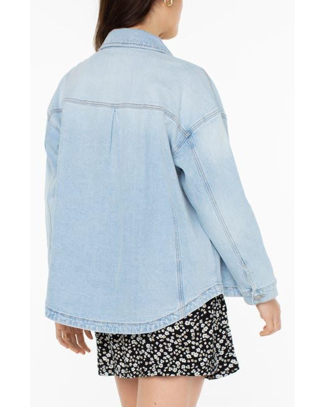 Roxy Blue Beach Babe Denim Jacket