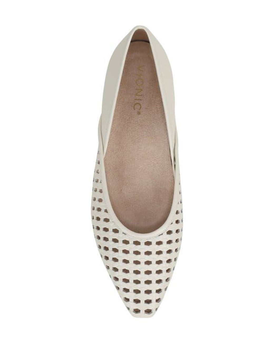 Vionic White Gracia Flat