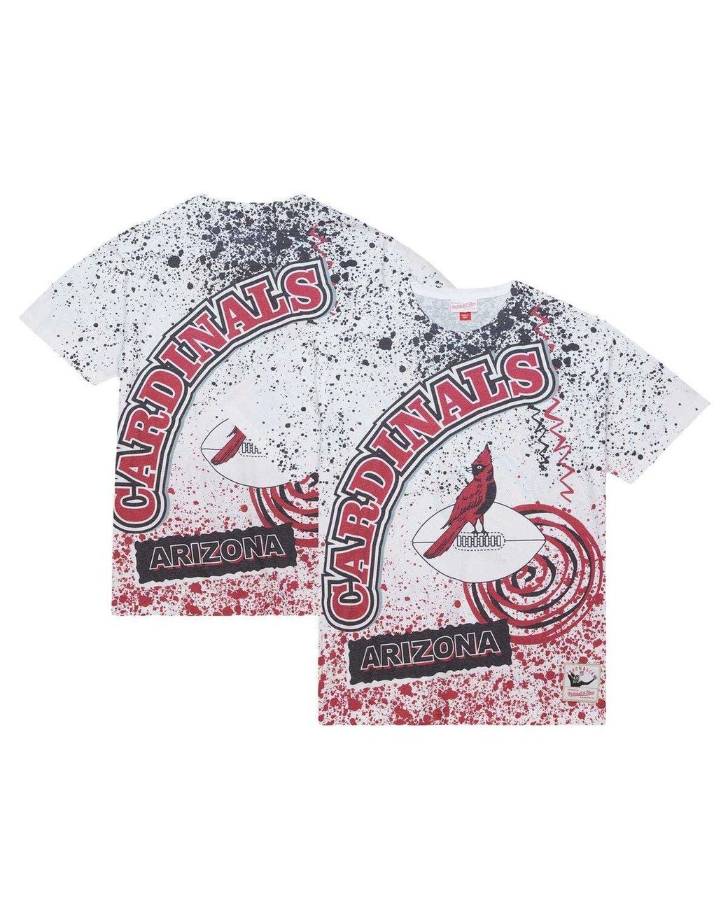 Men's Mitchell & Ness Red St. Louis Cardinals Historic Logo Jumbotron  T-Shirt 