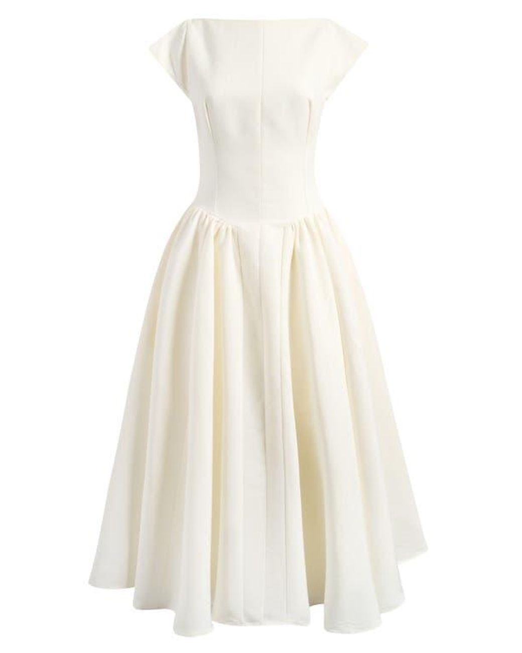 House Of Cb Debutante Backless Midi Dress in White | Lyst