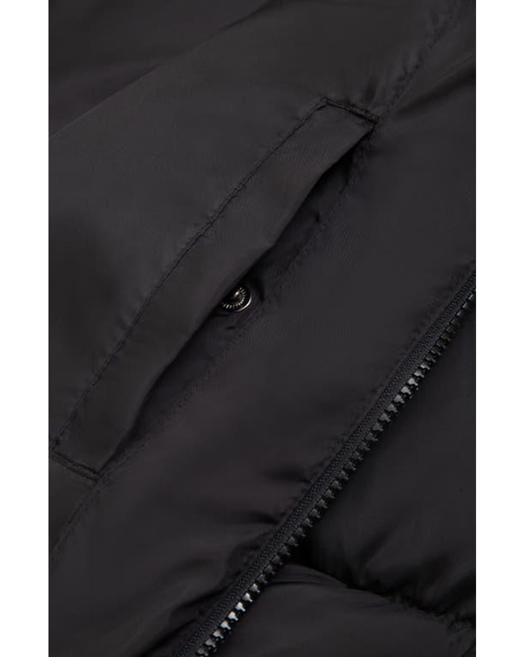 Rokka&Rolla Black Lightweight Modern Puffer Jacket for men
