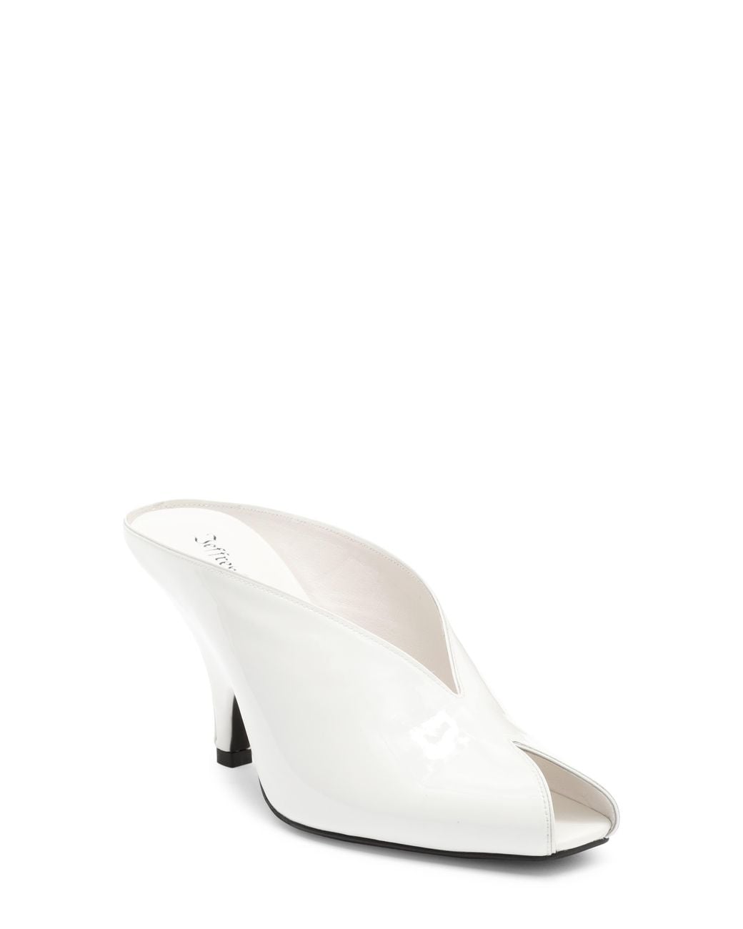 Jeffrey Campbell White Parler Mule
