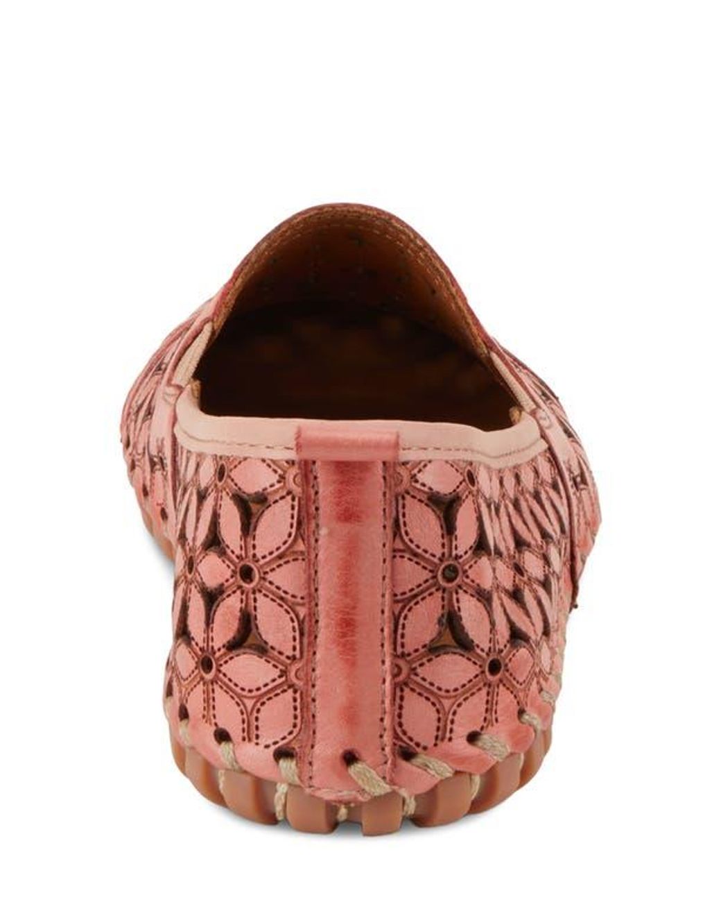 Spring Step Red Flowerflow Flat