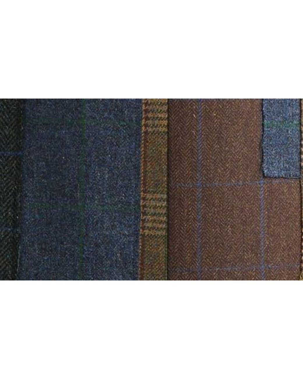 Thom Browne Black Patchwork Wool Coat for men