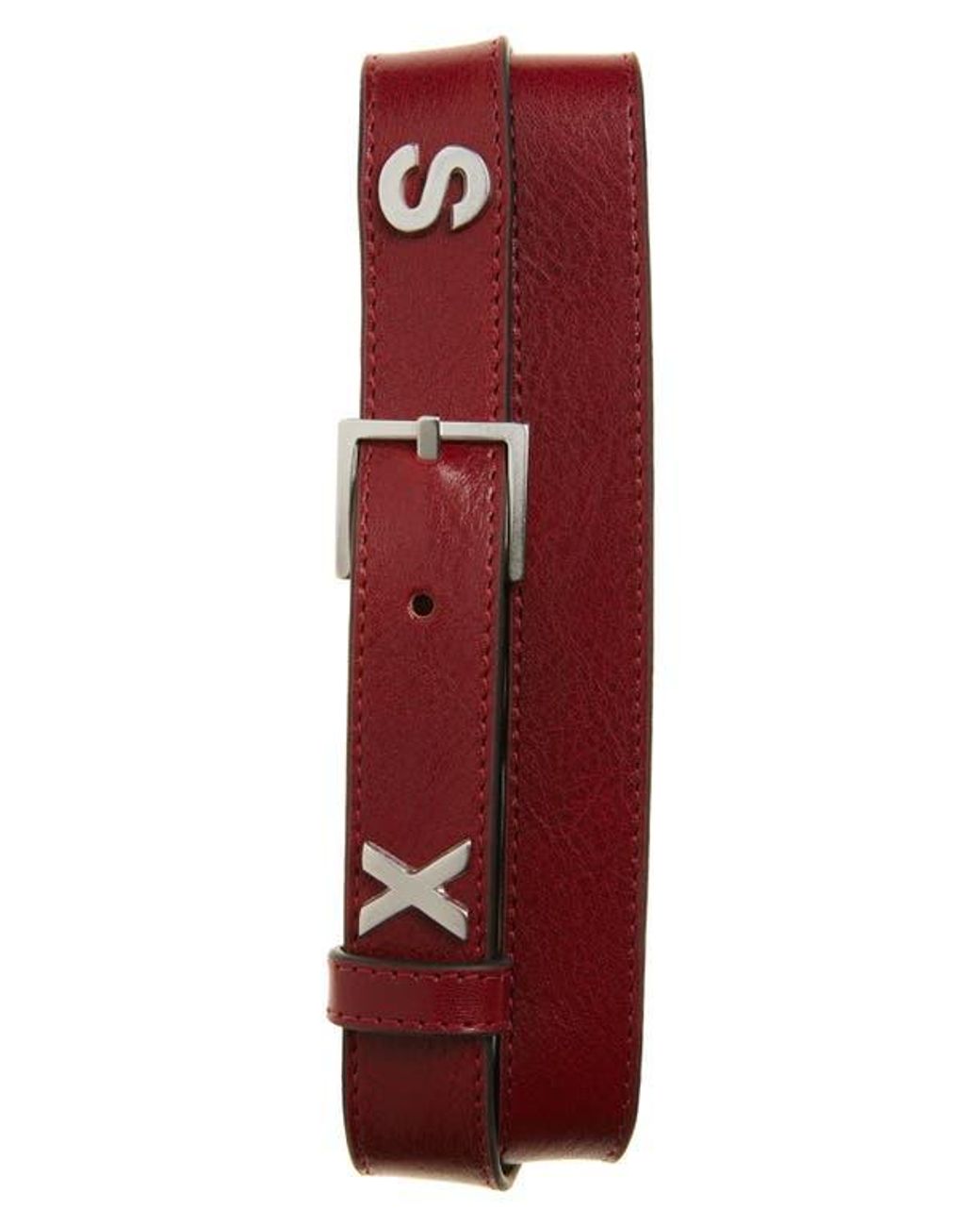 Martine Rose Sex Belt in Red for Men | Lyst