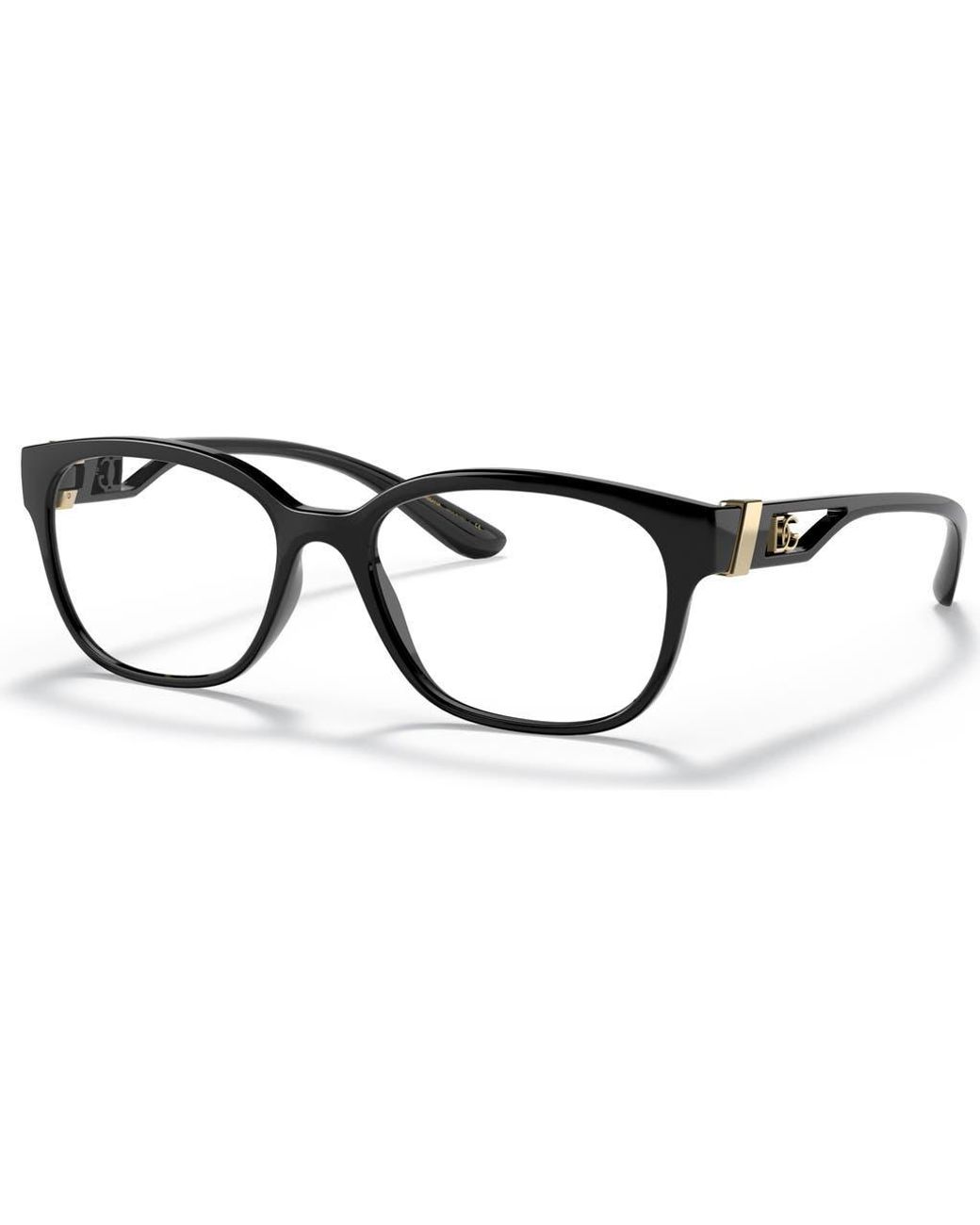 Dolce & Gabbana Black 54Mm Square Optical Glasses