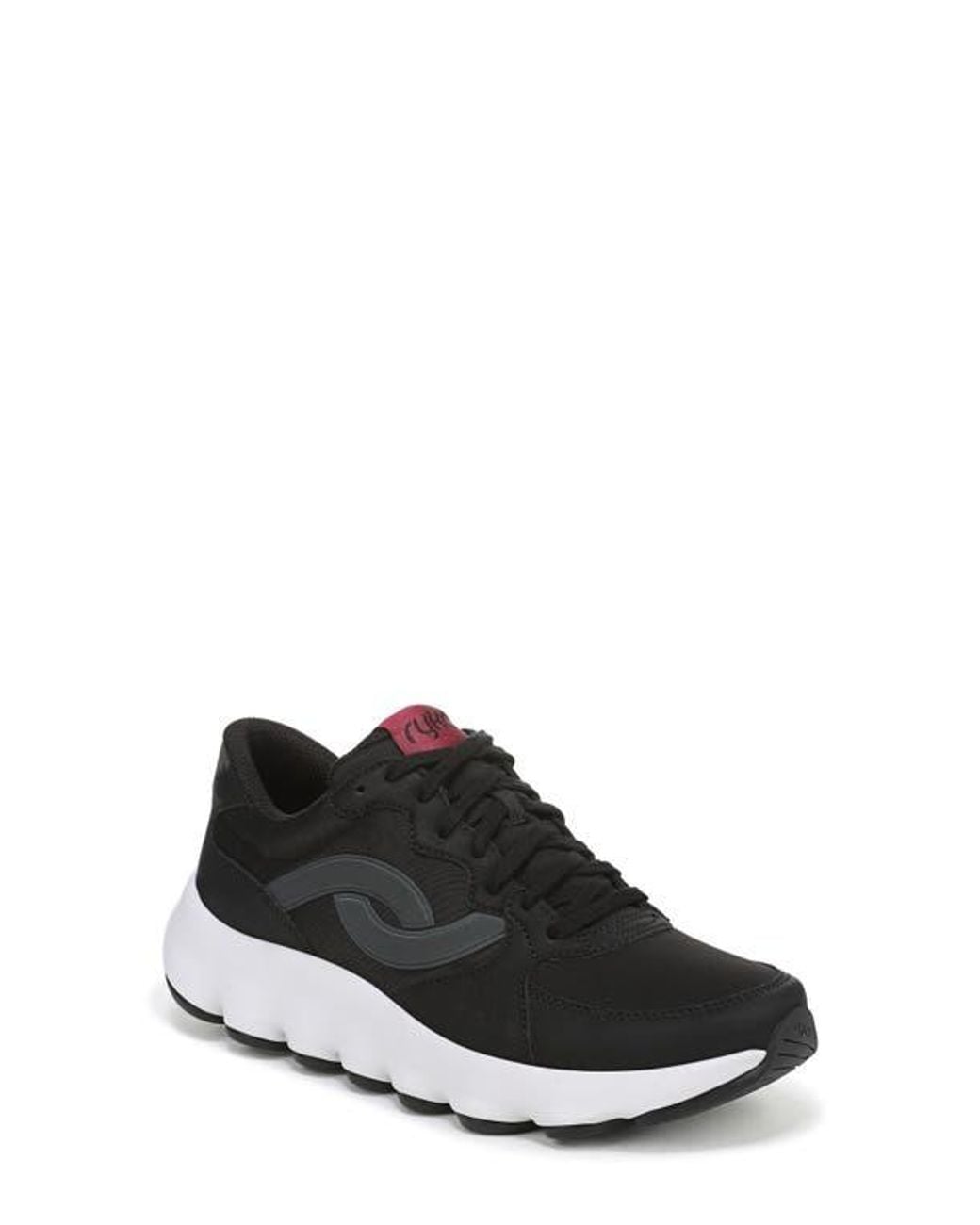 Ryka Black Podflow Retro Walking Sneaker