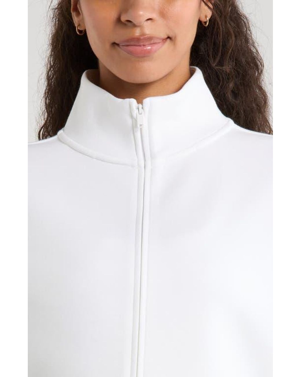 Zella White Boxy Jacket