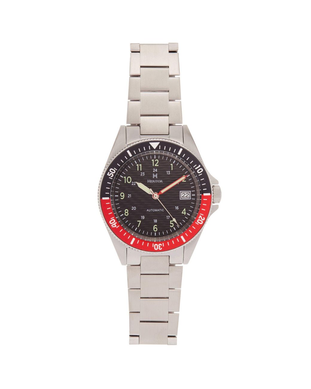 Heritor Multicolor Calder Bracelet Watch W/Date for men