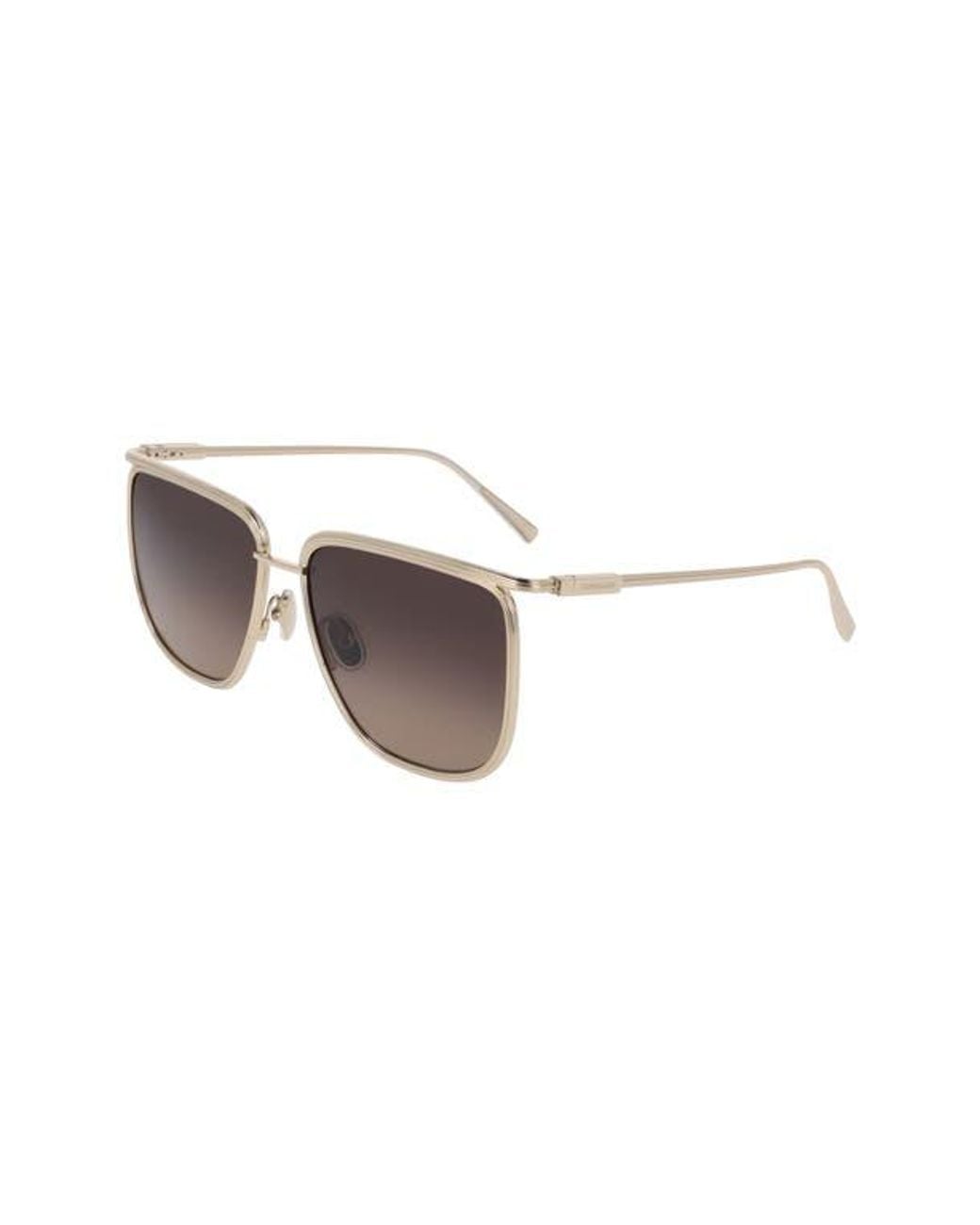 Ferragamo Multicolor 58Mm Gradient Modified Rectangular Sunglasses