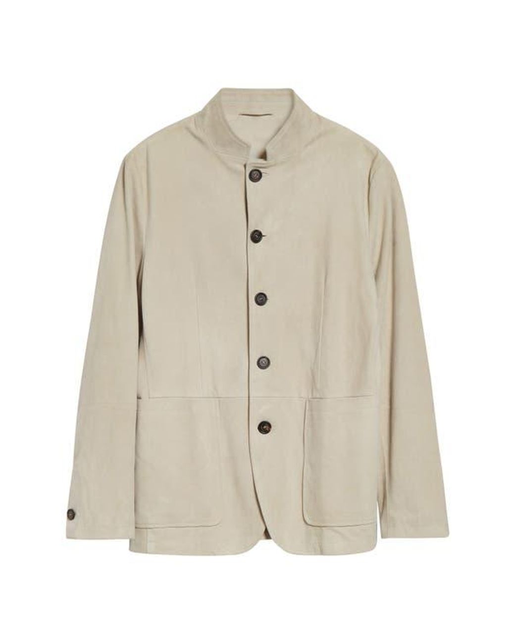 Eleventy Natural Suede Jacket for men
