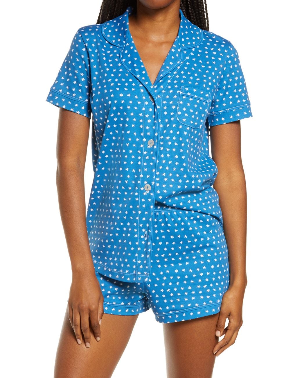 Roberta Roller Rabbit Cotton Starry Night Short Pajamas in Blue - Lyst