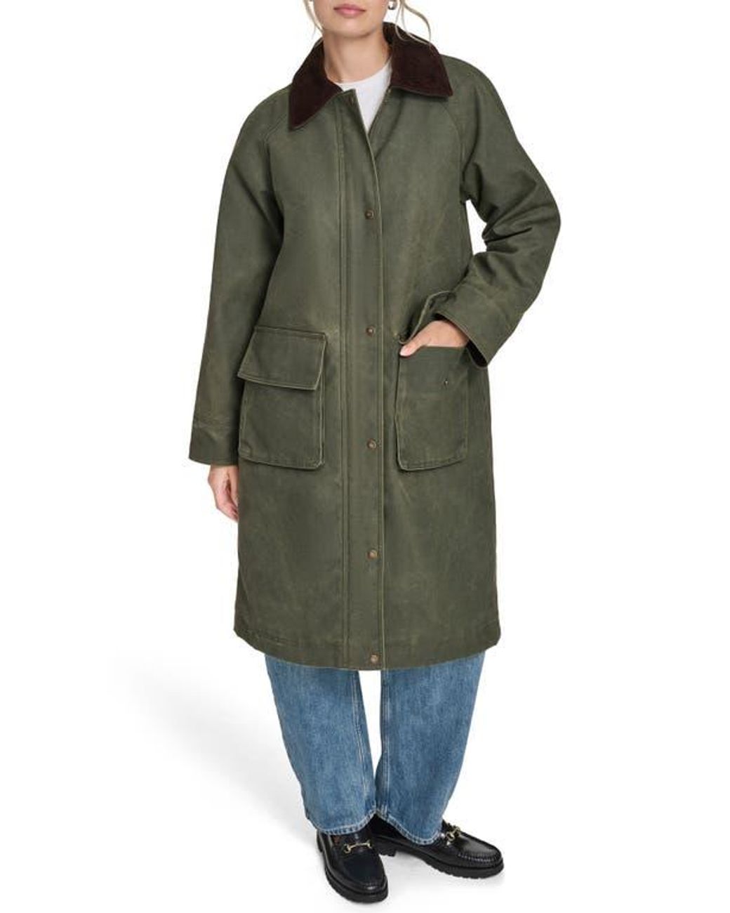 Levi's Green Extralong Barn Jacket