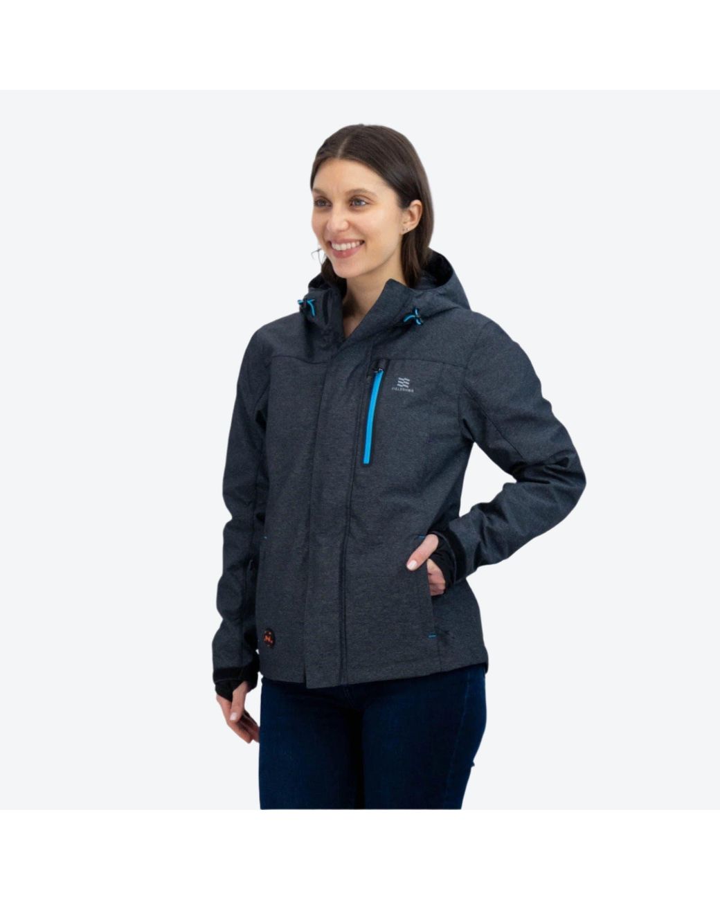 Mobile Warming Blue Adventure Waterproof Heated Jacket