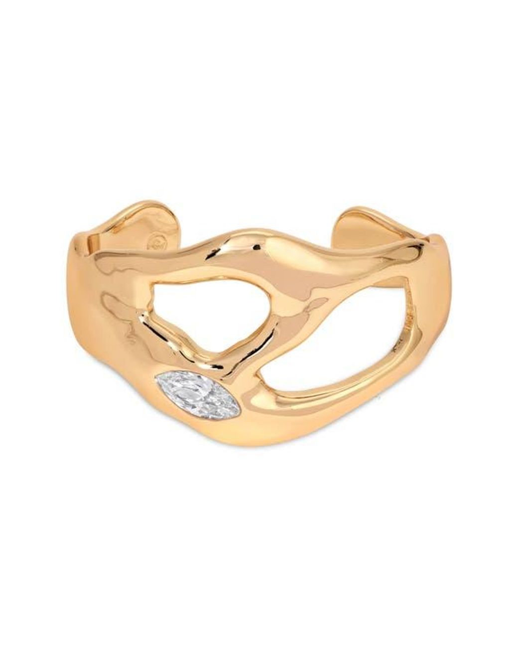 Ettika Metallic Statement Luxe Cuff Bracelet