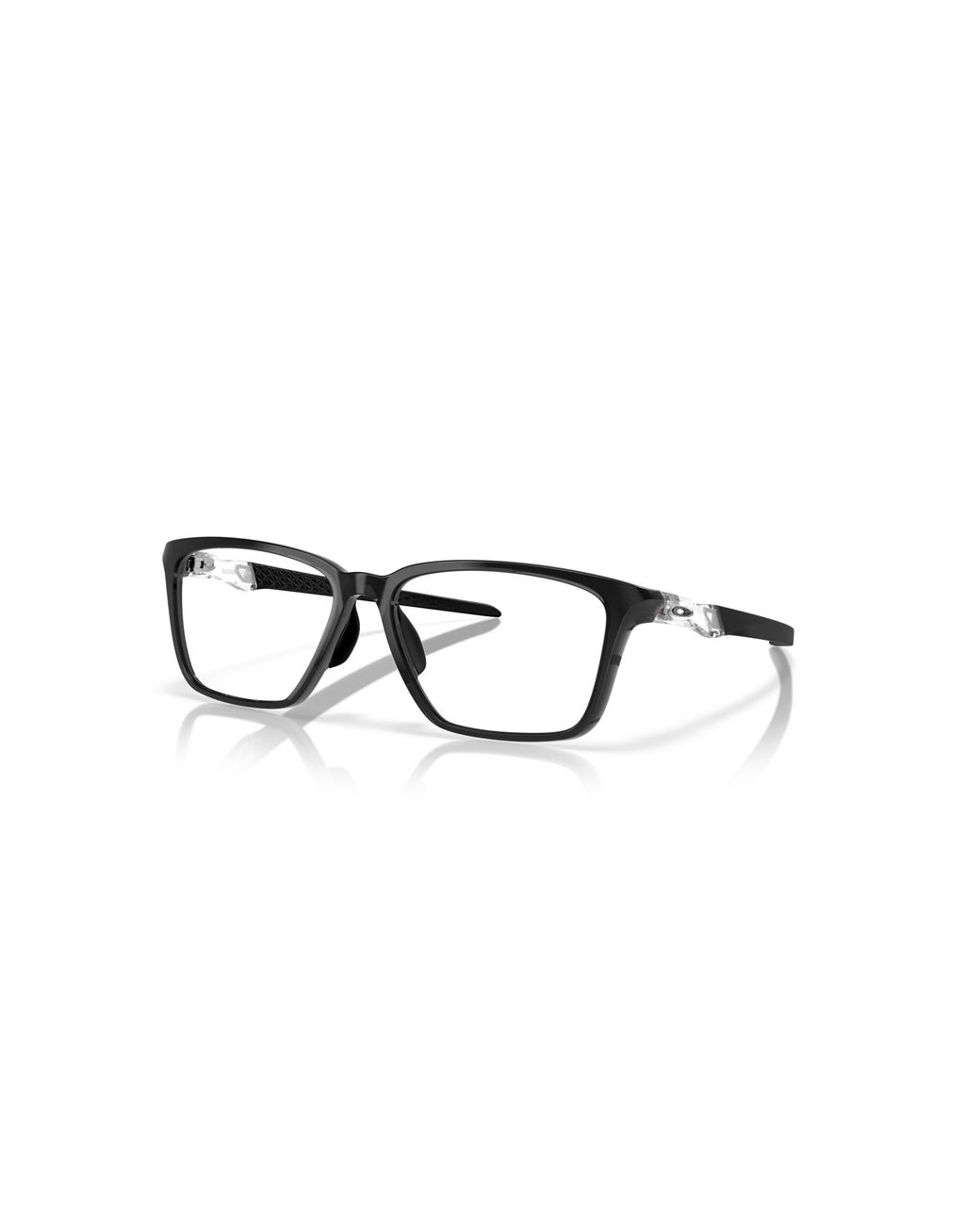 Oakley Black 56Mm Square Optical Glasses for men