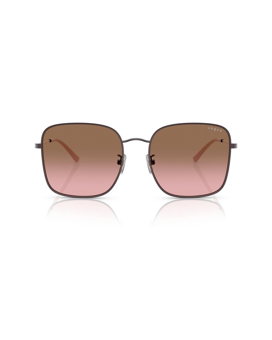 Vogue Pink 57Mm Gradient Square Sunglasses for men