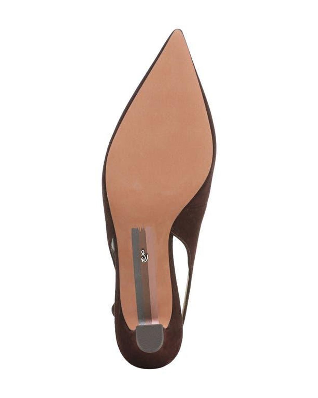 Sam Edelman Brown Finch Slingback Pointed Toe Pump