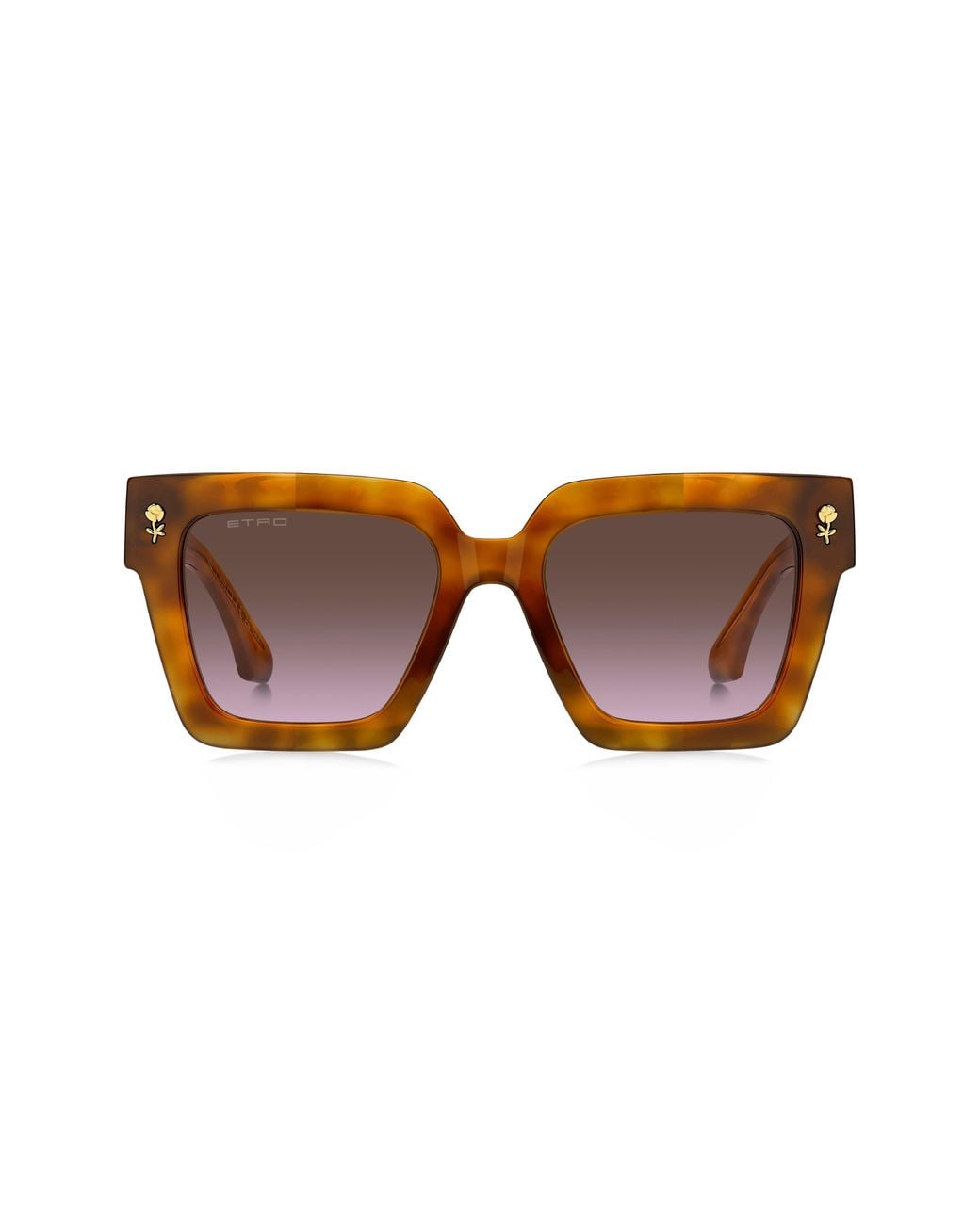 Etro Brown 52Mm Square Sunglasses