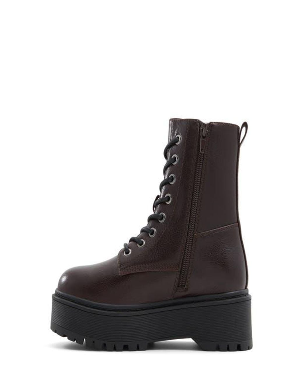 ALDO Black Jadyn Platform Combat Boot
