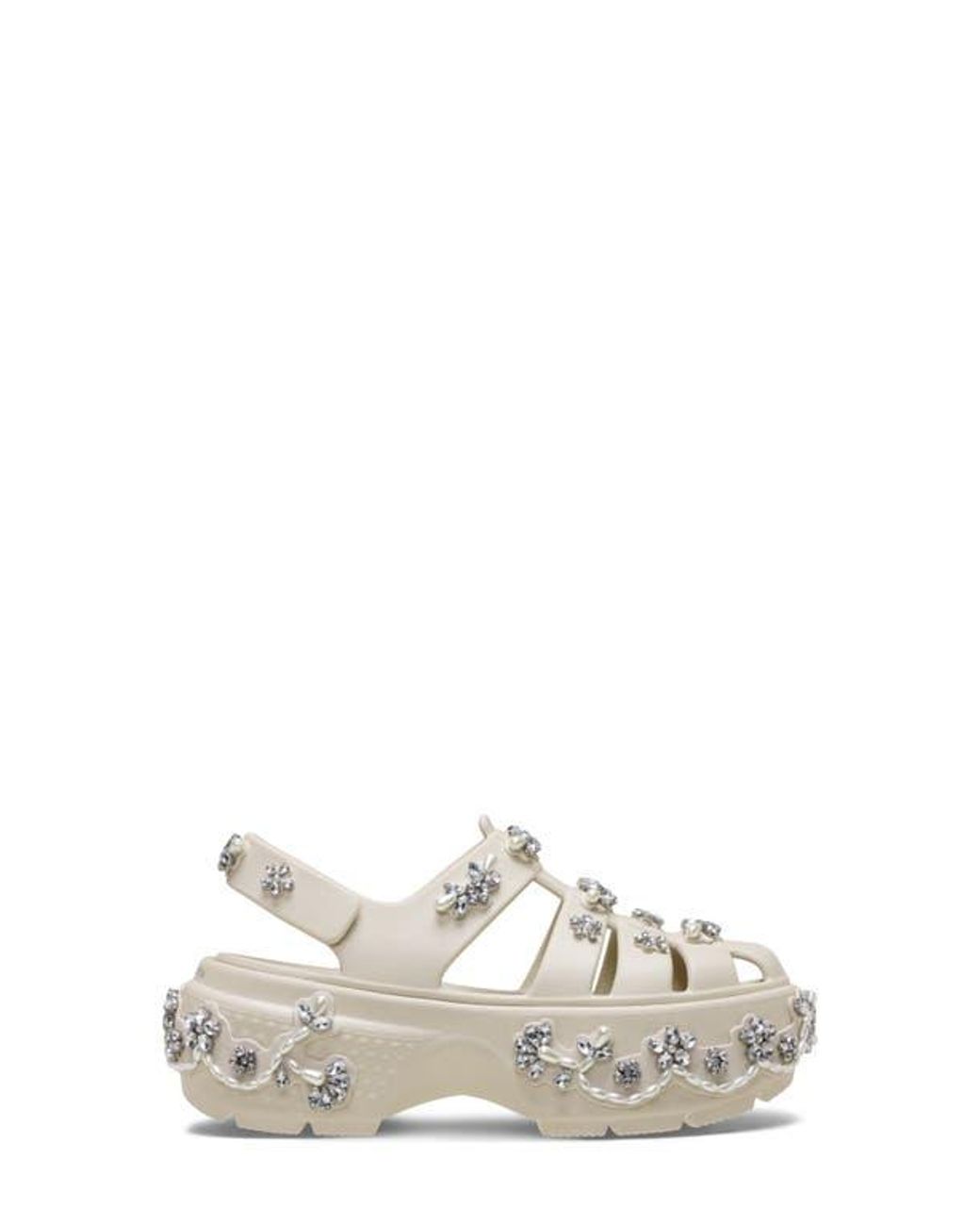 Crocs™ X Simone Rocha Stomp Platform Fisherman Sandal in