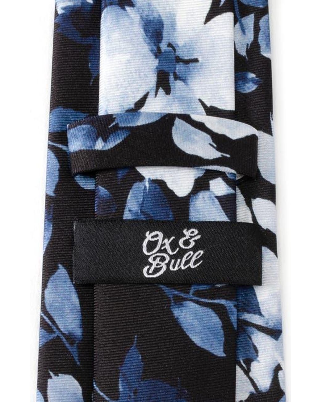 Cufflinks Inc. Blue Painted Floral Silk Tie for men