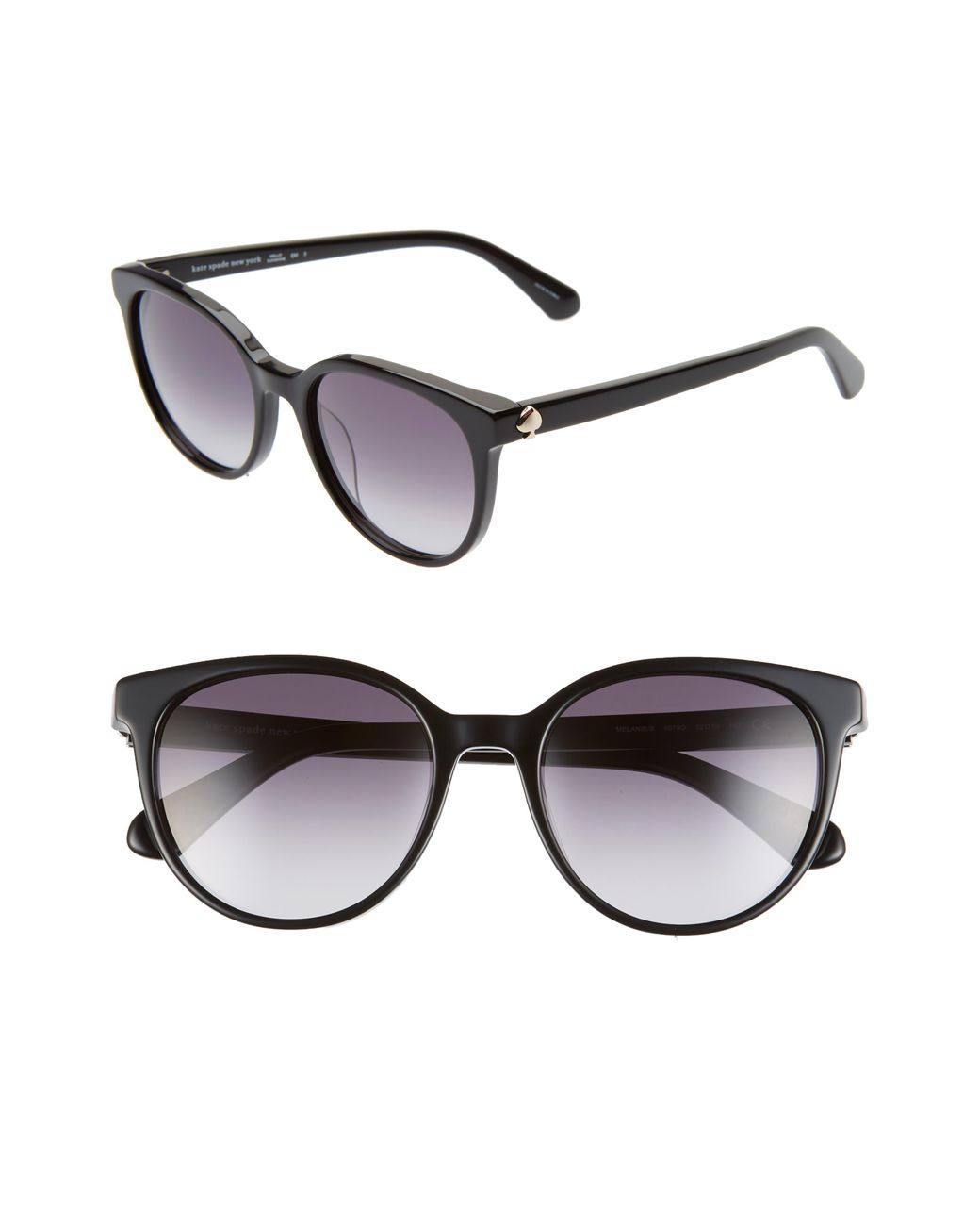 Kate Spade Melanie 52mm Round Sunglasses in Black Lyst