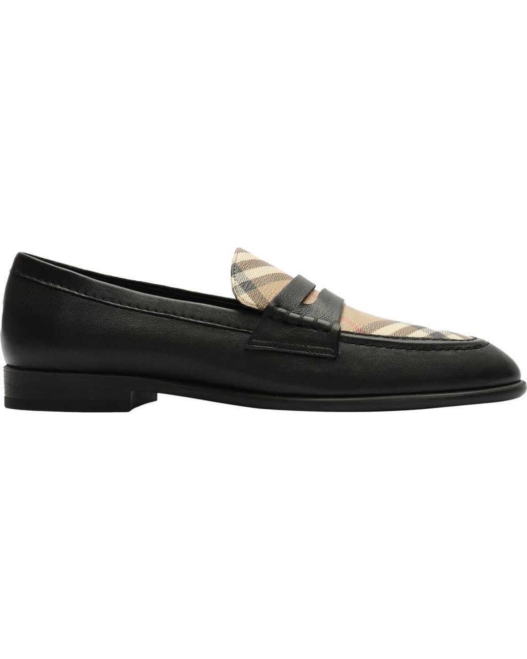 Burberry Black Opal Check Loafer