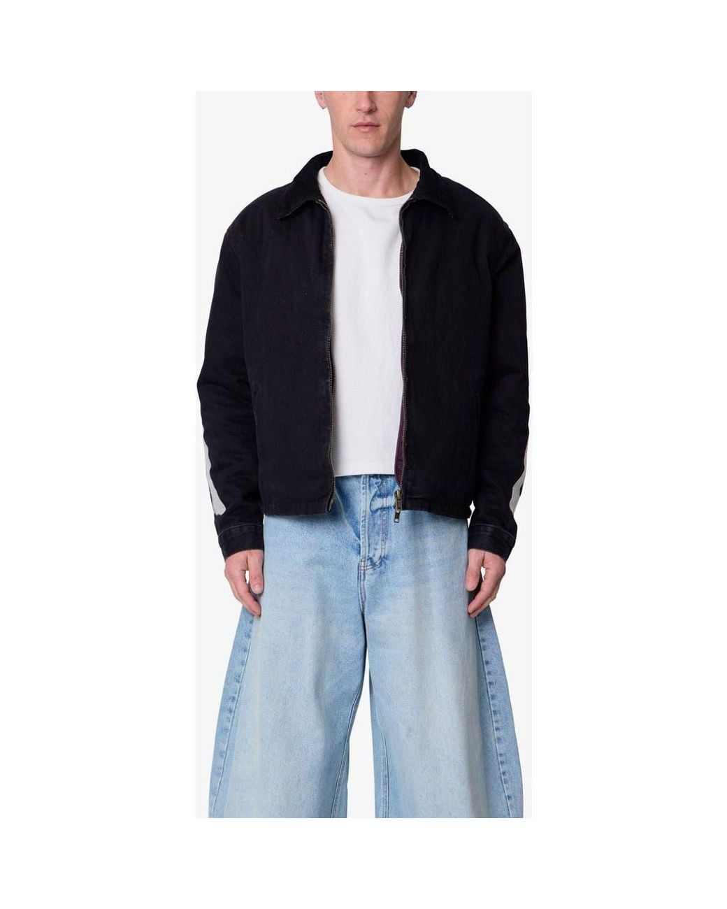 MNML Blue Skeleton Work Jacket for men