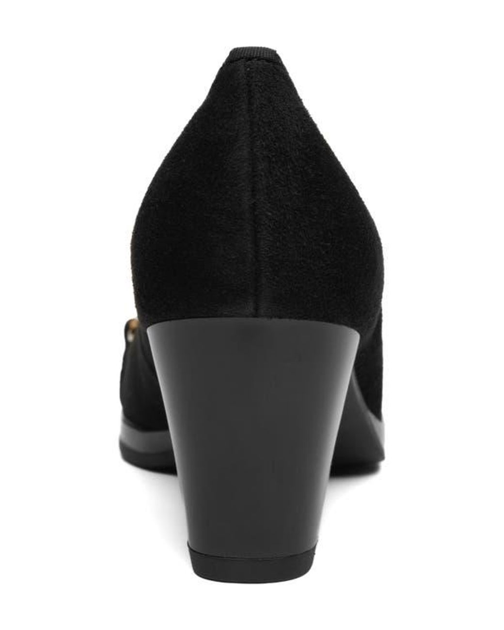 Ara Black Ophelia Buckle Pump