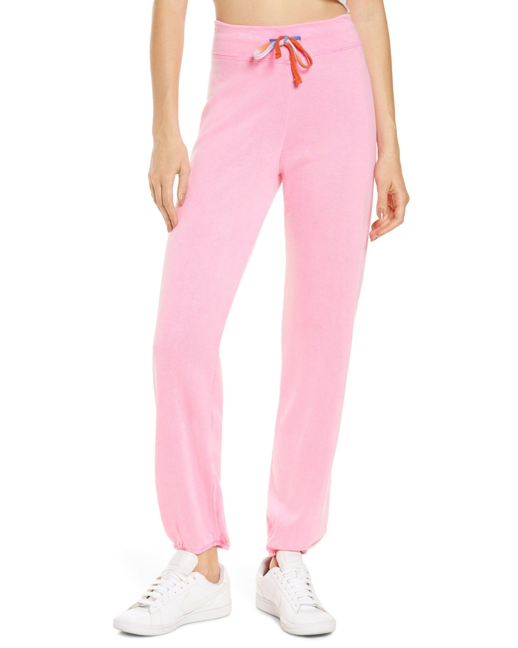 Sundry Drawstring Joggers in Neon Pink (Pink) - Lyst