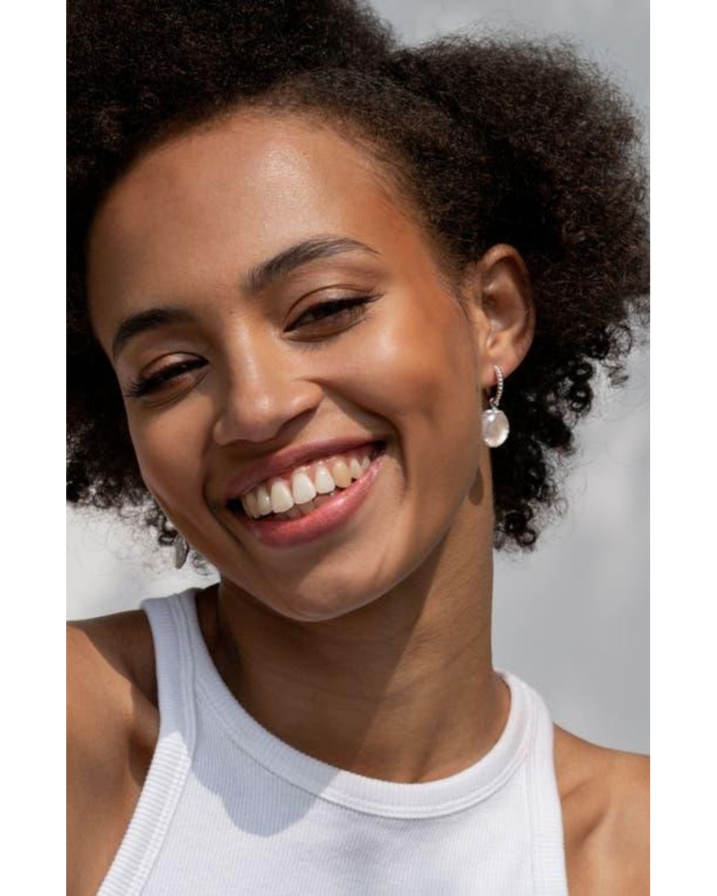 Dower & Hall Multicolor Timeless Keshi Pearl Hoops