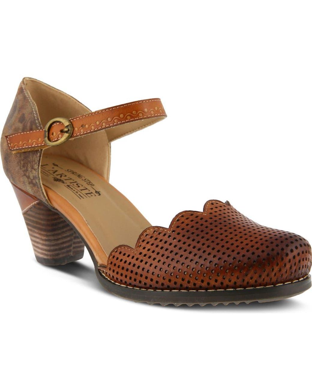 Spring Step Brown L'Artiste Parchelle Pump