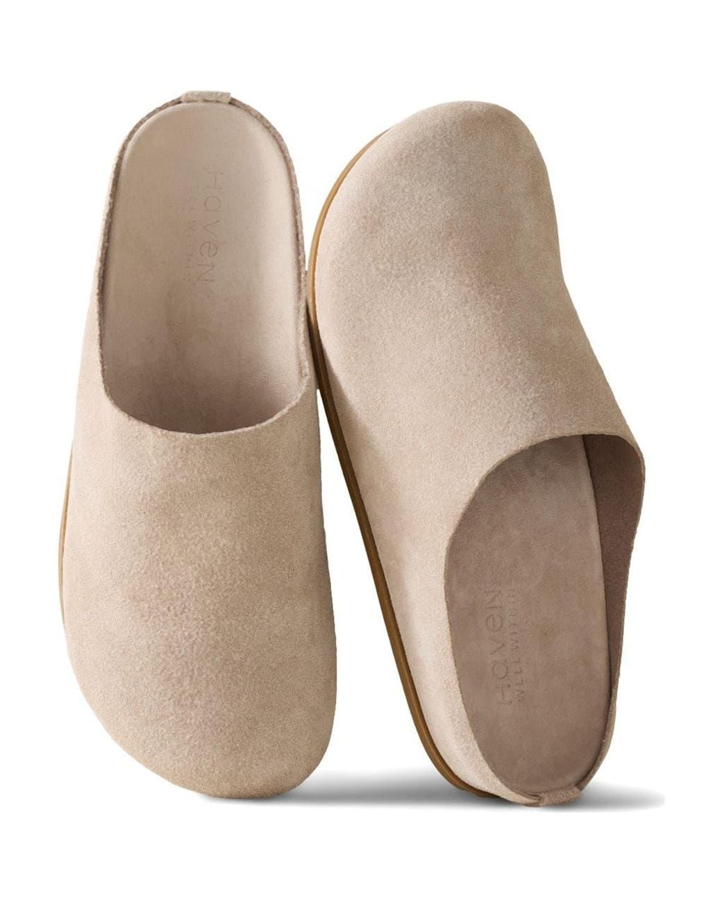 Haven Well Within Natural Suede Clogs