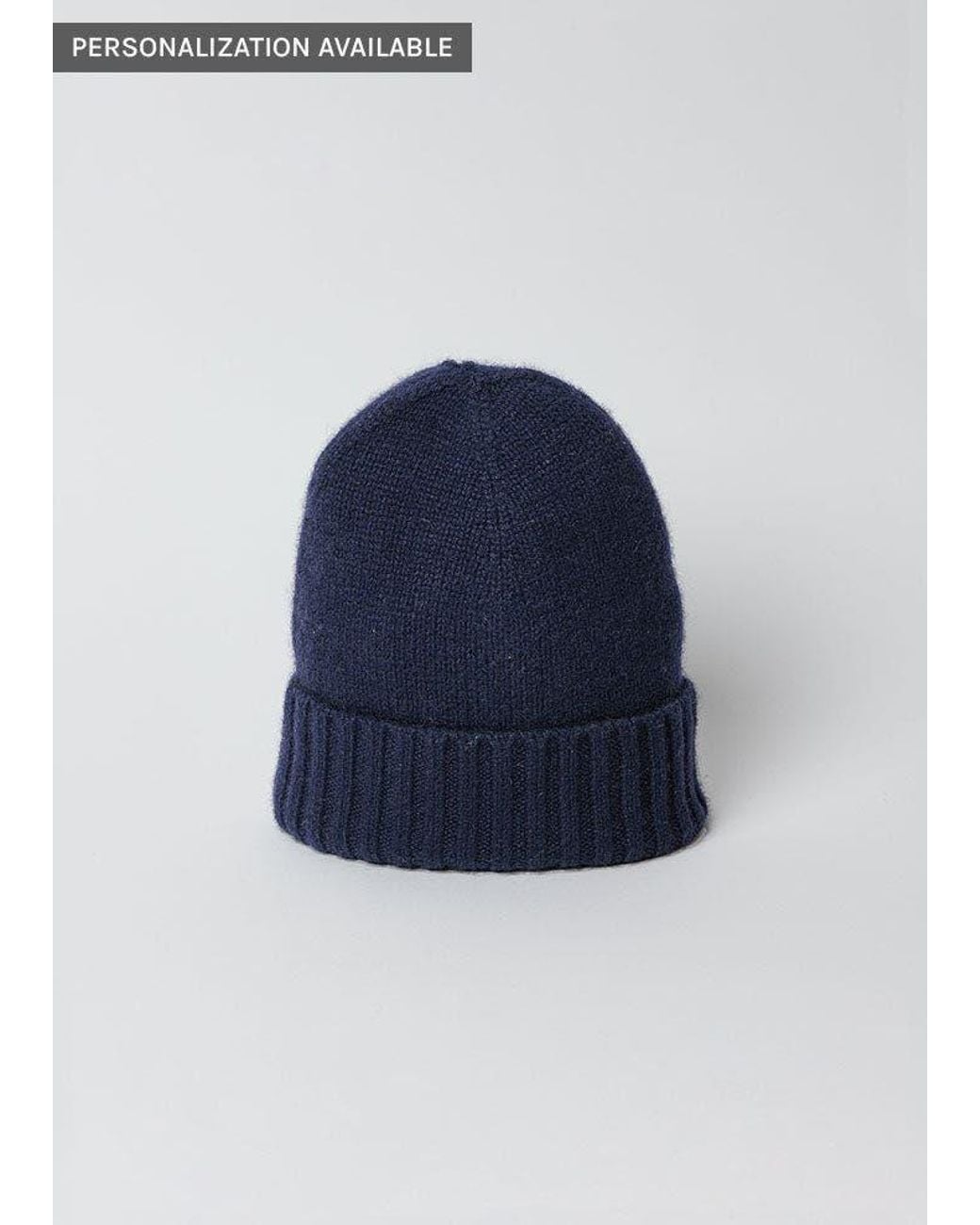 Hat Attack Blue Classic Cashmere Slouch Hat