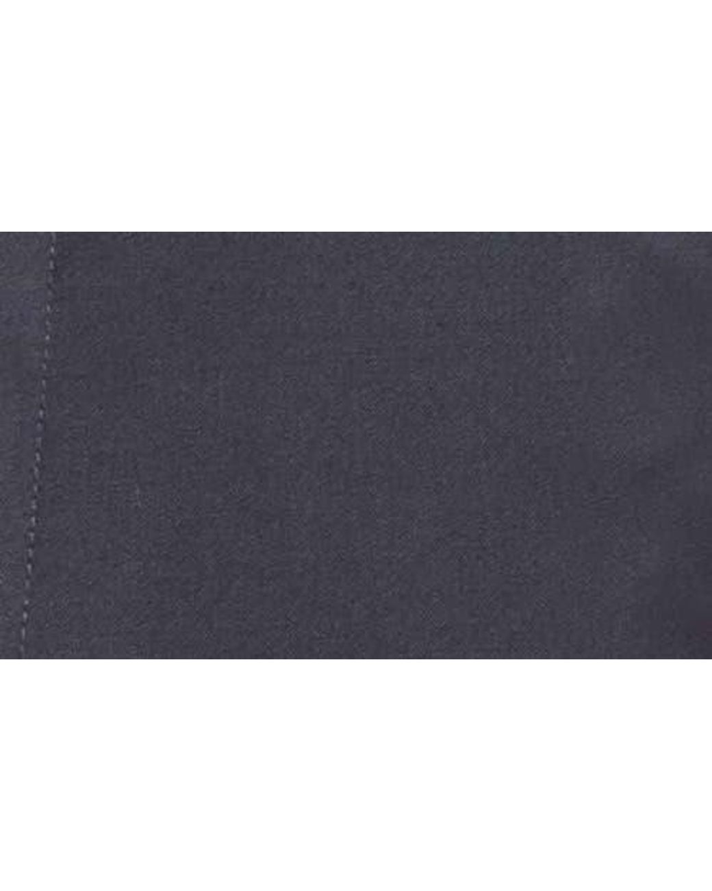 Berle Blue Self Sizer Waist Flat Front Classic Fit Wool Gabardine Trousers for men