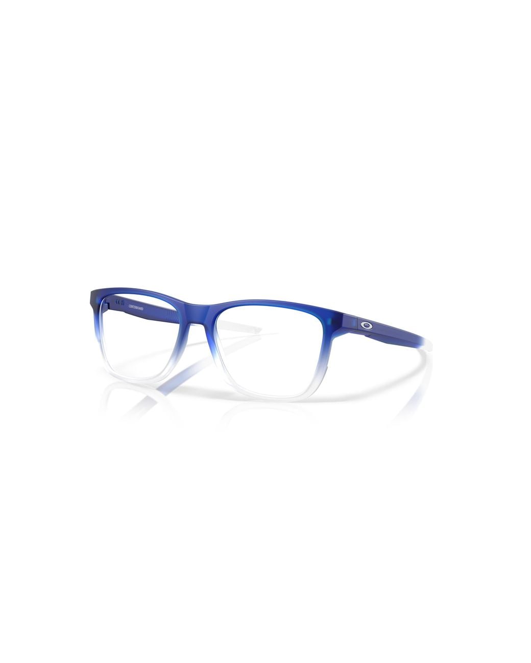 Oakley Blue 57Mm Round Optical Glasses for men