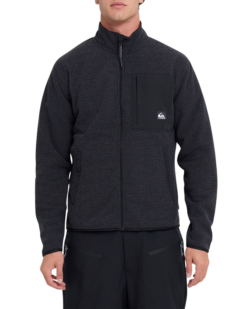 Quiksilver Blue Aker Front Zip Jacket for men