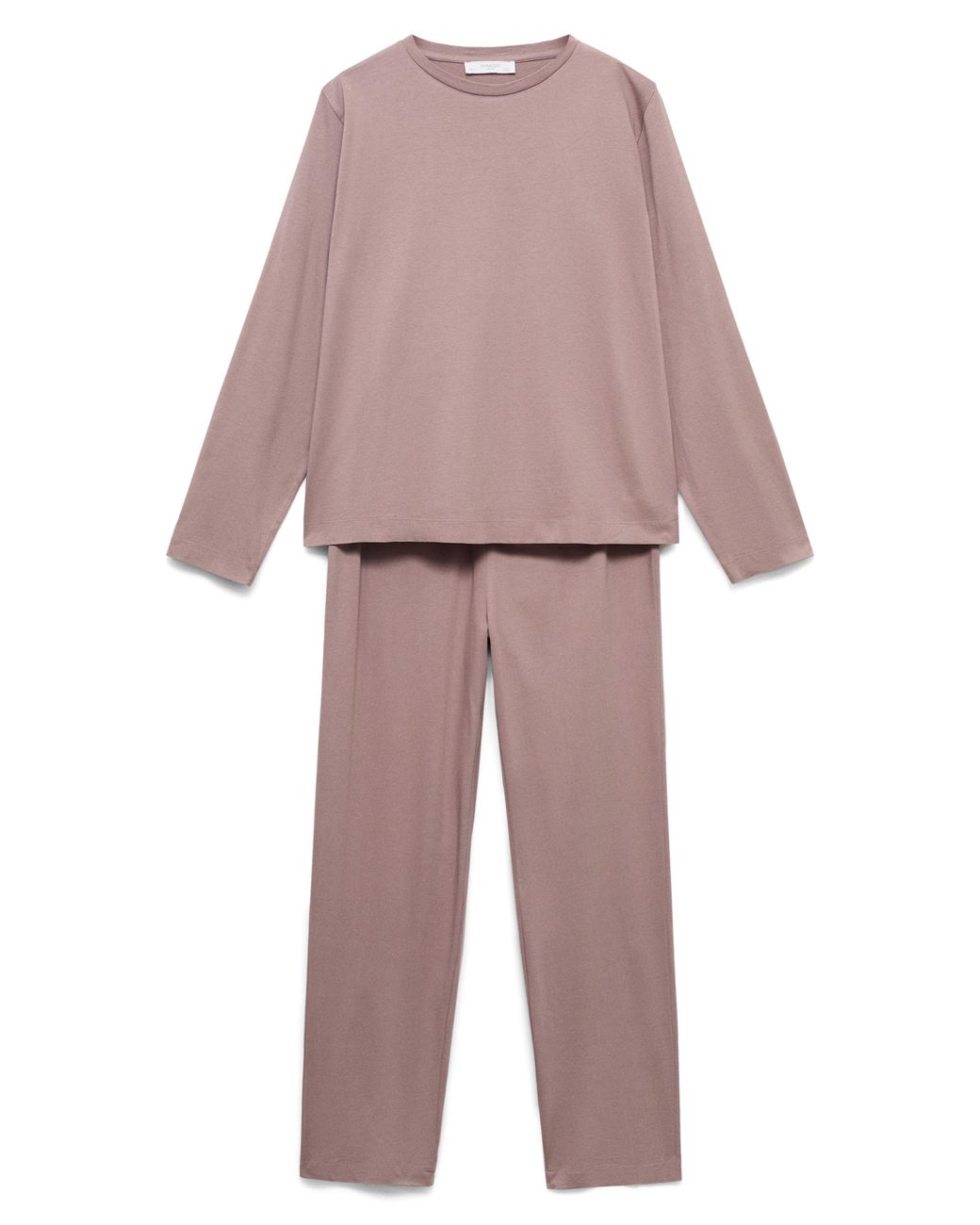 Mango Gray Plain Cotton Pajamas