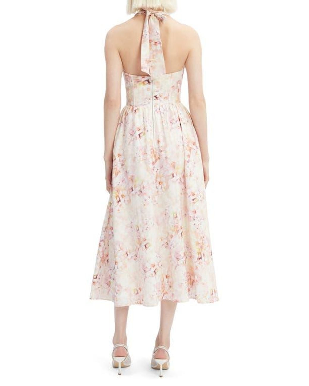 bardot kylen cotton halter midi dress Kylen Poplin Midi Dress