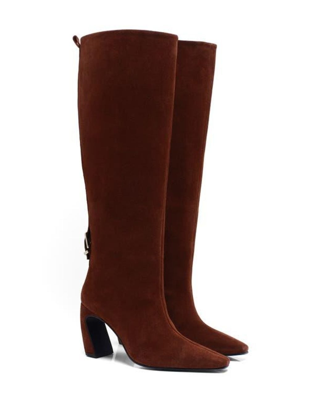 Free People Date Night Knee High Boot in Brown | Lyst