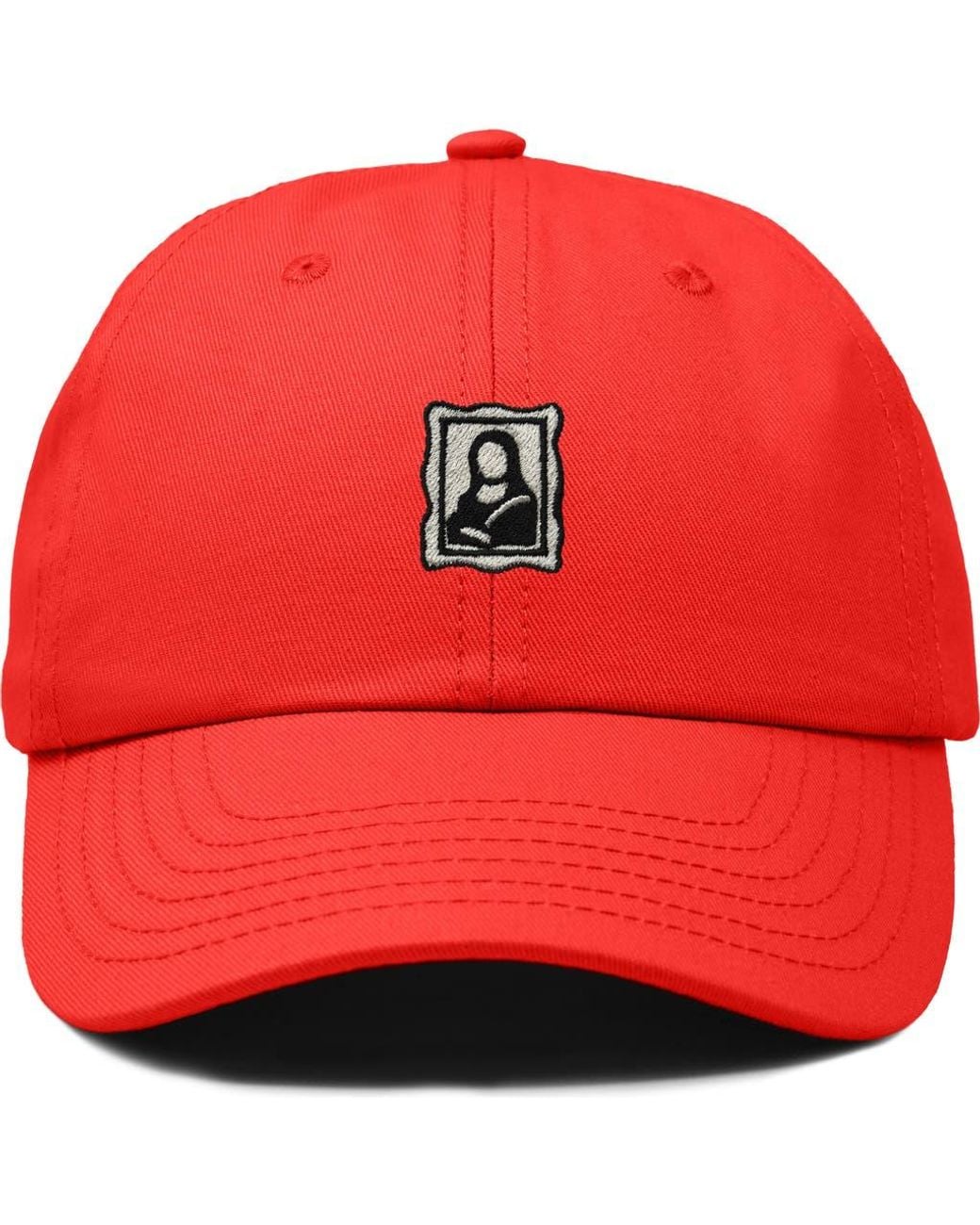 Alix Red Frame Dad Cap