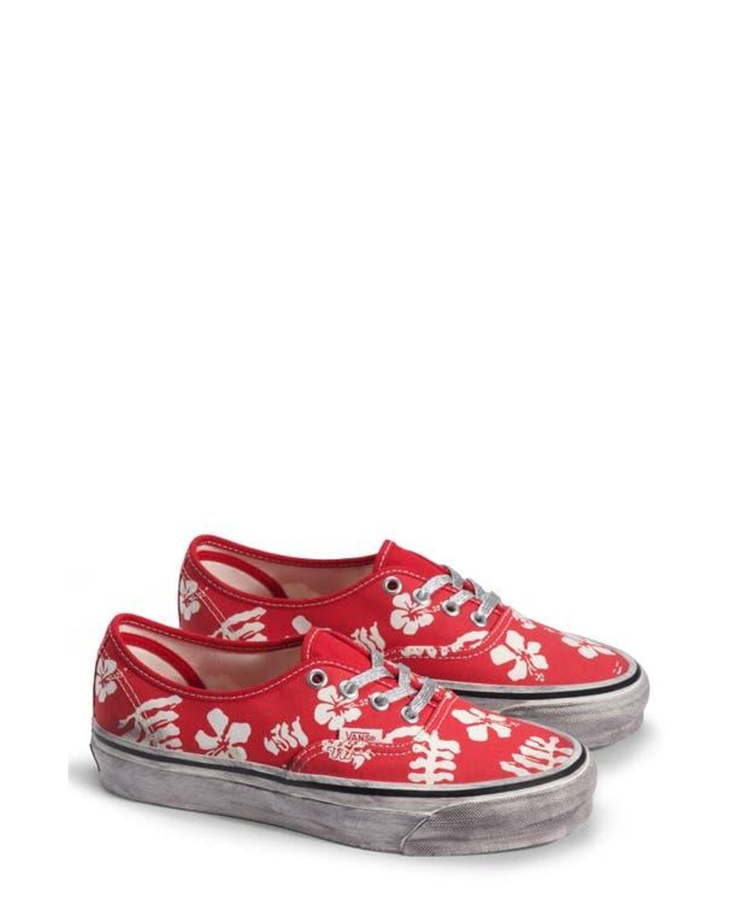Vans Red Premium Authentic Sneaker for men