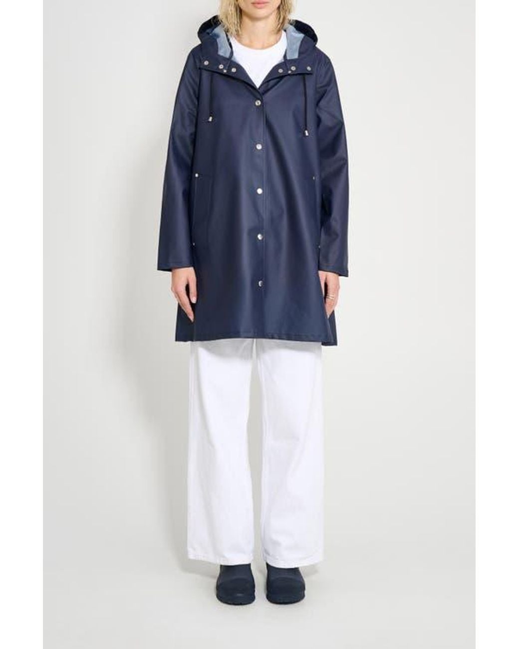 Stutterheim Blue Mosebacke Lightweight Raincoat