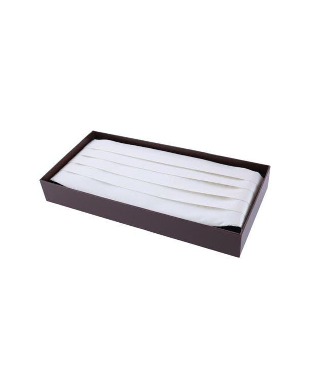 Trafalgar White Sutton Solid Silk Cummerbund for men