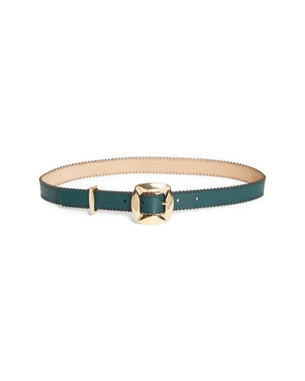 NWT Zimmermann Kaia Dec9 Belt Size XS/ S, Color Emerald ZIMMERMANN Kaia leather belt – Luisa World main image 3