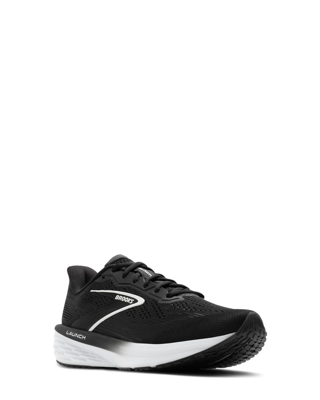 Brooks Black Launch 12 Running Sneaker